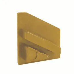 Set di 2 tappi terminali per profilo LED angolare ZARIA – senza foro / Oro