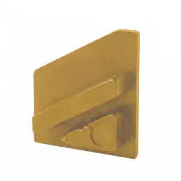 Set di 2 tappi terminali per profilo LED angolare ZARIA – senza foro / Oro
