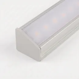 Set di 2 tappi terminali per profilo LED angolare ZARIA – senza foro / Grigio