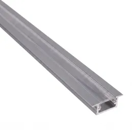 Profilo in alluminio da incasso ZARIA per illuminazione LED con copertura trasparente / Alluminio