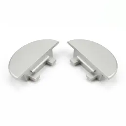 Set di 2 terminali per profilo da incasso ZARIA / Grigio