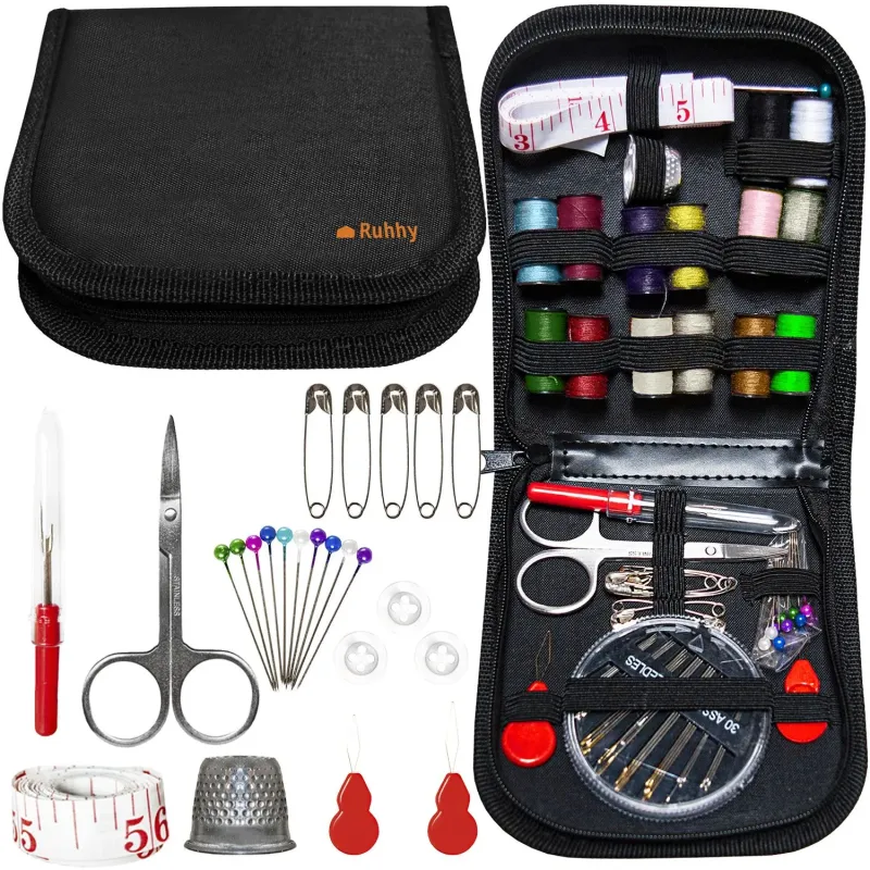 Kit da cucito -70 pezzi / Nero