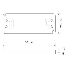 Trasformatore LED PREMIUM SLIM 12V DC / 15W
