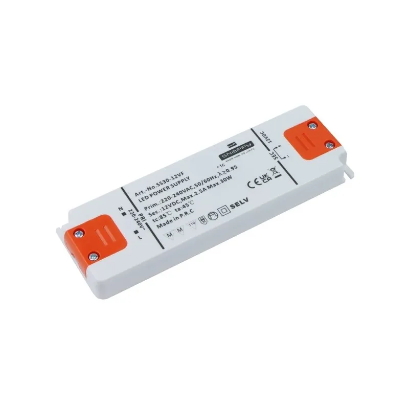 Trasformatore LED PREMIUM SLIM 12V DC / 30W