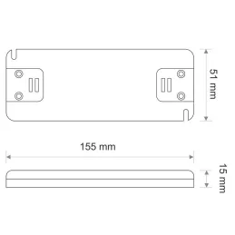 Trasformatore LED PREMIUM SLIM 12V DC / 30W