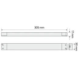 Trasformatore LED PREMIUM SLIM LONG 12V DC / 75W