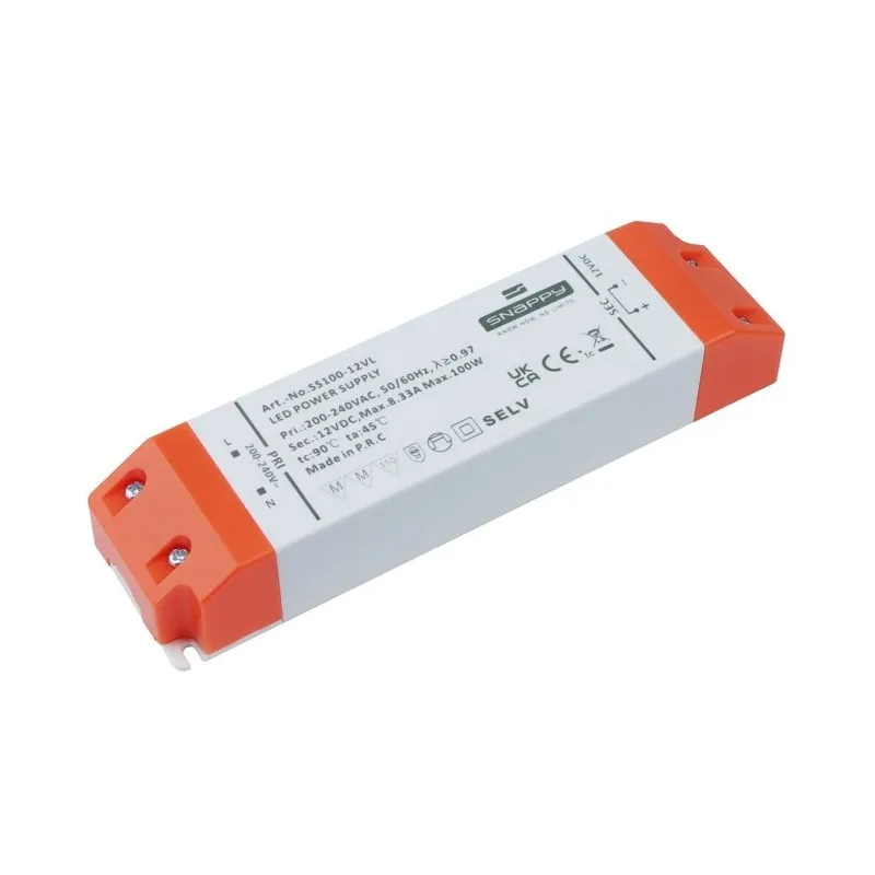 Trasformatore LED PREMIUM SLIM 12V CC / 100W