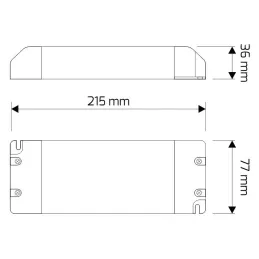 Trasformatore LED PREMIUM SLIM 12V DC / 260W