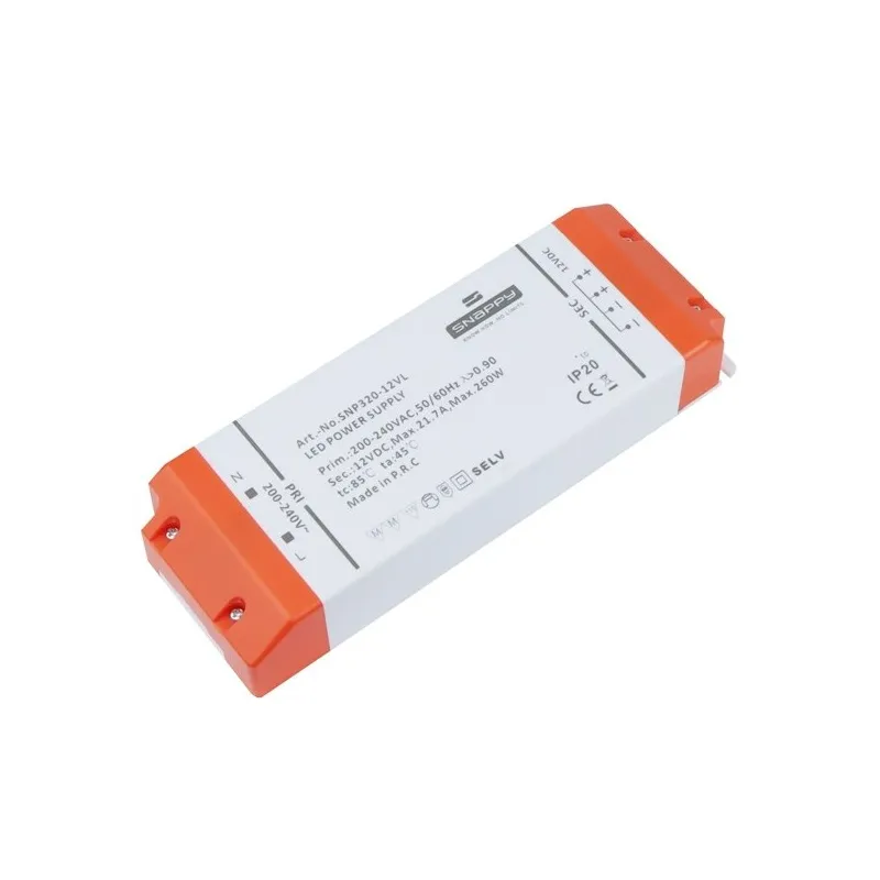 Trasformatore LED PREMIUM SLIM 12V DC / 260W