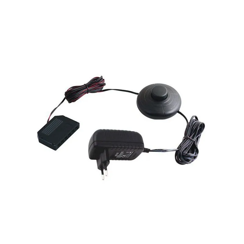 Trasformatore LED (alimentatore) 12V MINI / con connettori di uscita e interruttore a pedale