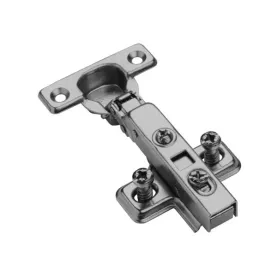 Cerniera MINI sovrapposta con ammortizzatore da 26 mm CLIP / Nera