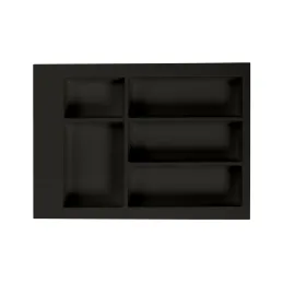 Portaposate per cassetto PEGAS / Nero opaco