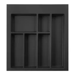 Portaposate per cassetto PEGAS / Nero opaco