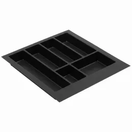 Portaposate per cassetto PEGAS / Nero opaco