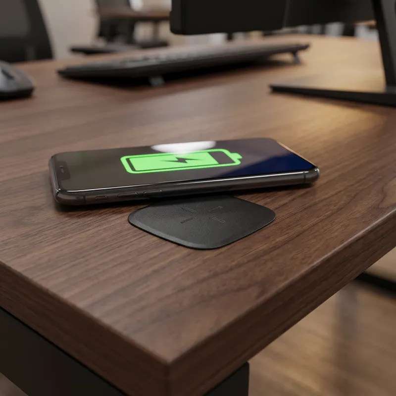 Caricabatterie wireless SQUARE 15W / Nero