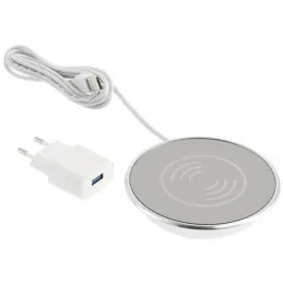 Caricabatterie wireless LOX 15W / Nero-cromo