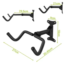 Supporto da parete per bicicletta EASY HOLD / Nero