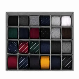Set di 4 scatole portaoggetti per armadio LORD / Grigio