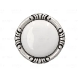 Pomello VIVALDI mini / Argento antico