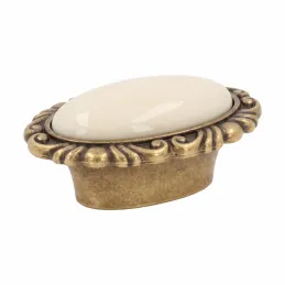 Pomello VIVALDI long / Ottone antico