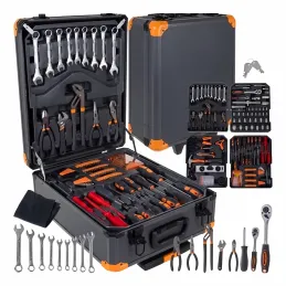 Set di attrezzi 1000 pezzi con carrello in alluminio / Antracite