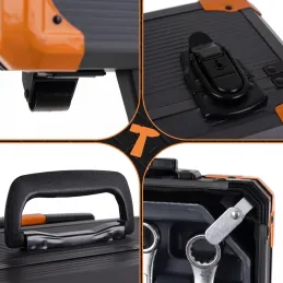 Set di attrezzi 1000 pezzi con carrello in alluminio / Antracite