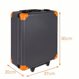 Set di attrezzi 1000 pezzi con carrello in alluminio / Antracite