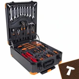Set di attrezzi 1000 pezzi con carrello in alluminio / Antracite