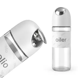 Bottiglia in vetro per olio d'oliva o aceto con apertura automatica 510 ml / Bianco