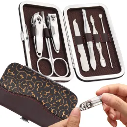 Set manicure 7 pezzi / Oro marrone