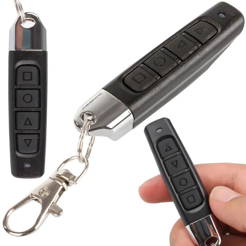 Telecomando universale autoapprendente per cancello e allarme / Nero