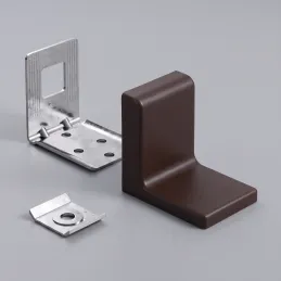Ferramenta per appendere armadietto con copertura - Marrone scuro