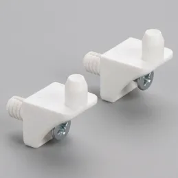 Reggipiano in plastica con vite - 100 pz / Bianco