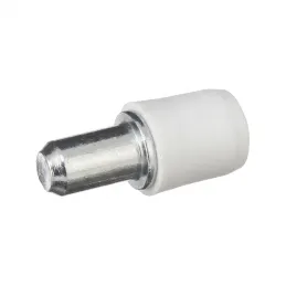 Supporto per mensola in vetro con guarnizione - 100 pz / Bianco