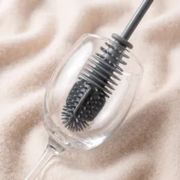Spazzola in silicone per lavare bicchieri / Grigia