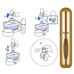Spruzzatore da viaggio per profumo 5ml / Oro
