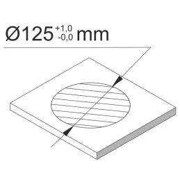 Presa automatica estraibile AMBIENTE SCHUKO 3x230V + USB A-C con luce e ricarica / Vetro nero