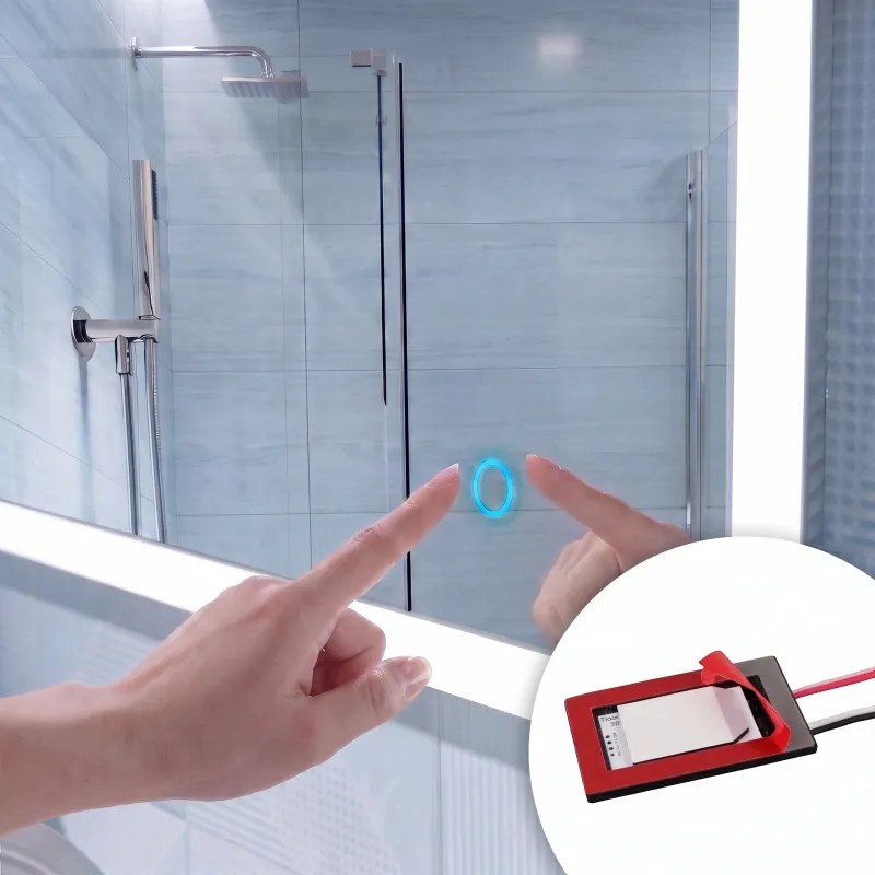 Interruttore touch 12V per specchi con funzione di dimmerazione