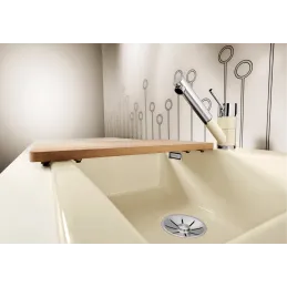 Lavello in ceramica Blanco PALONA 6 / con asta di comando