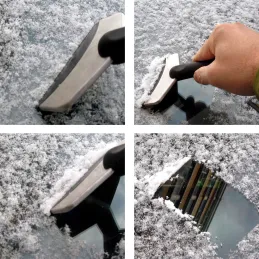 Raschietto per neve in metallo SNOW FIX / Nero