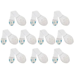 Set di 10 blocchi di sicurezza per ante e cassetti / Bianco