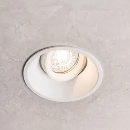 Faretto da incasso orientabile ADAMO ROUND / Bianco opaco