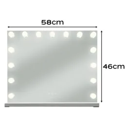 Specchio cosmetico con luce LED MELANIA / Bianco