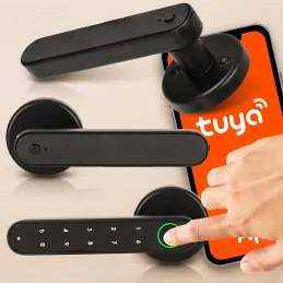 Maniglia interna per impronta digitale e codice EXIA / Nero opaco