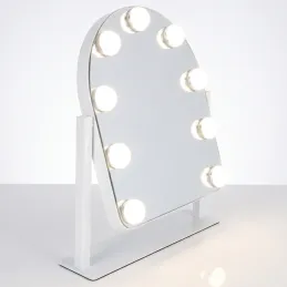 Specchio cosmetico con luce LED LILIANA / Bianco