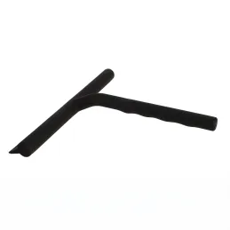 Raschietto per acqua con supporto per parete in vetro / Nero