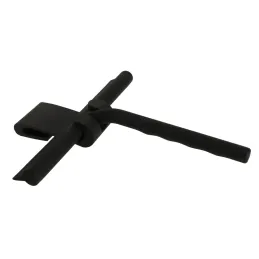 Raschietto per acqua con supporto per parete in vetro / Nero