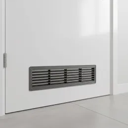 Griglia di ventilazione bifacciale per porta 430 x 115 mm / Grafite