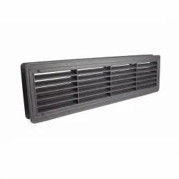 Griglia di ventilazione bifacciale per porta 430 x 115 mm / Grafite