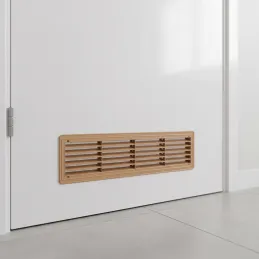 Griglia di ventilazione bifacciale per porta 430 x 115 mm / Rovere